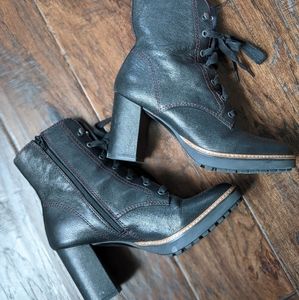 Naturalizer Callie Bootie combat boot 8.5 wide
